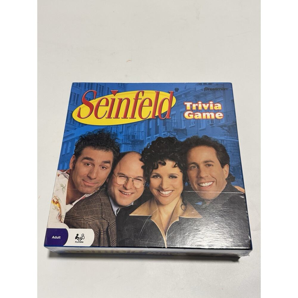 NEW SEALED Seinfeld Trivia Game 2009 Pressman Board Game 2–4 Players